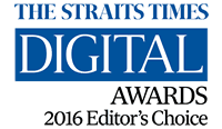 The Straits Times Digital Awards 2016 Editor’s Choice Logo's thumbnail