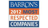 Barron’s 2012 Most Respected Companies Logo's thumbnail