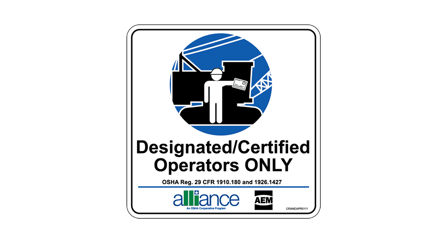 Designated/Certified Operators Only Logo
