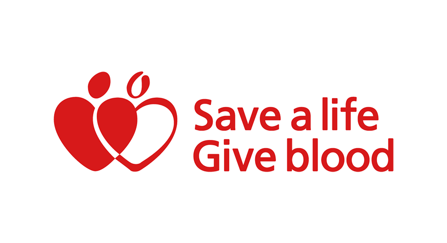 Save a Life Give Blood Logo