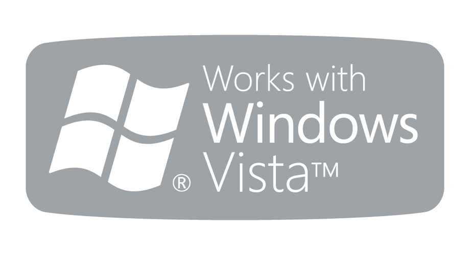 Works with Windows Vista Logo