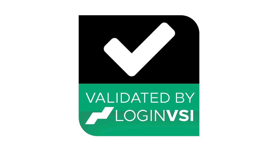 Validated by Login VSI Logo
