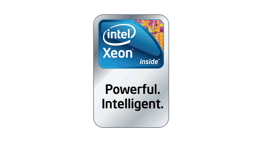 Intel Xeon inside Powerful Intelligent Logo
