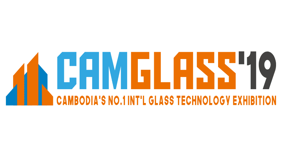 CamGlass 2019 Cambodia’s No.1 International Glass Technology Exhibition Logo
